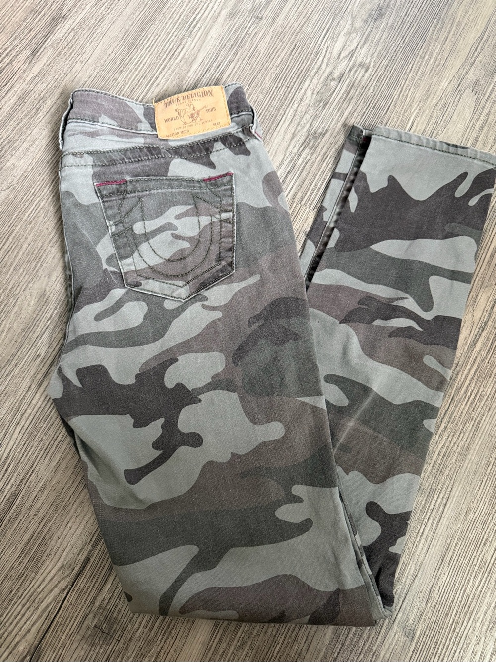 True Religion Women's Camo Jeans